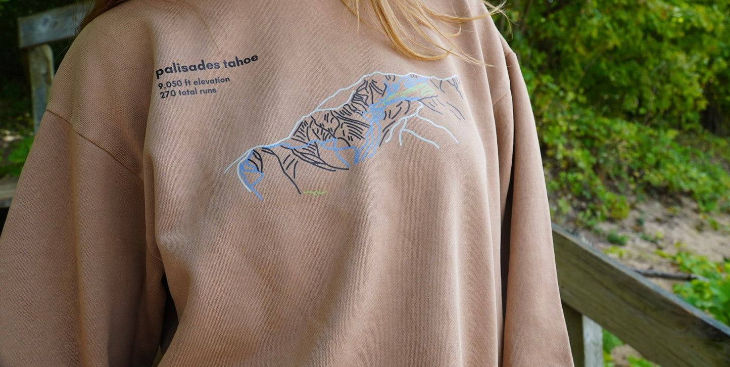 Palisades Tahoe Ski Resort Crewneck