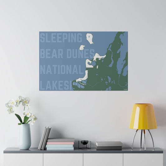 Sleeping Bear Dunes National Lakeshore Matte Canvas, Stretched, 0.75"