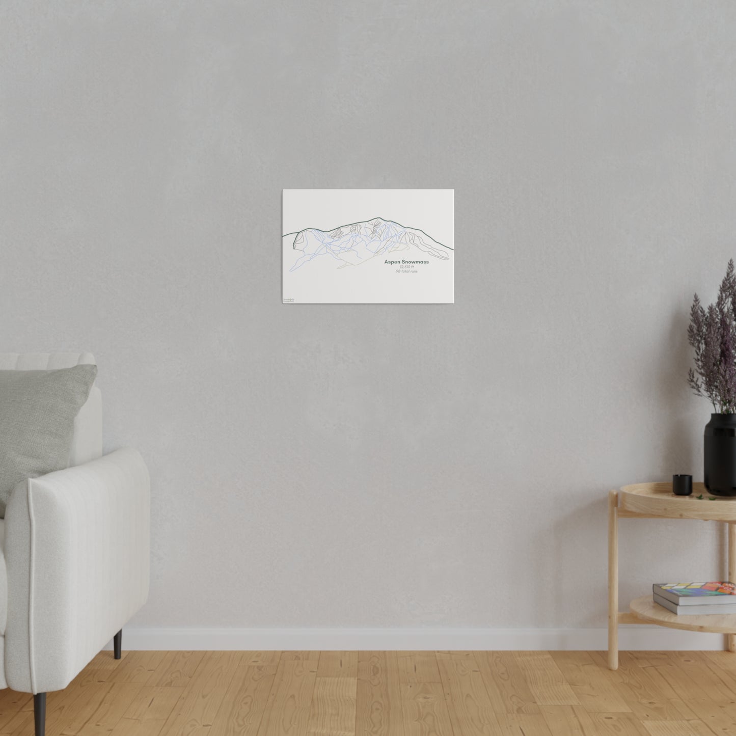 Aspen Snowmass Matte Canvas, Stretched, 0.75"