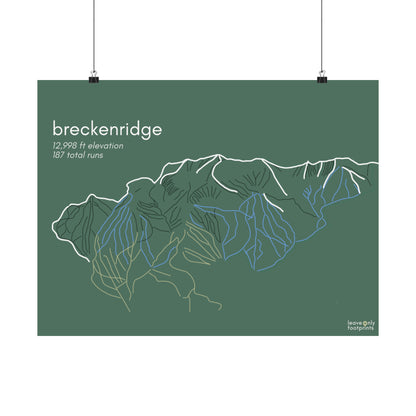 Breckenridge Matte Horizontal Print