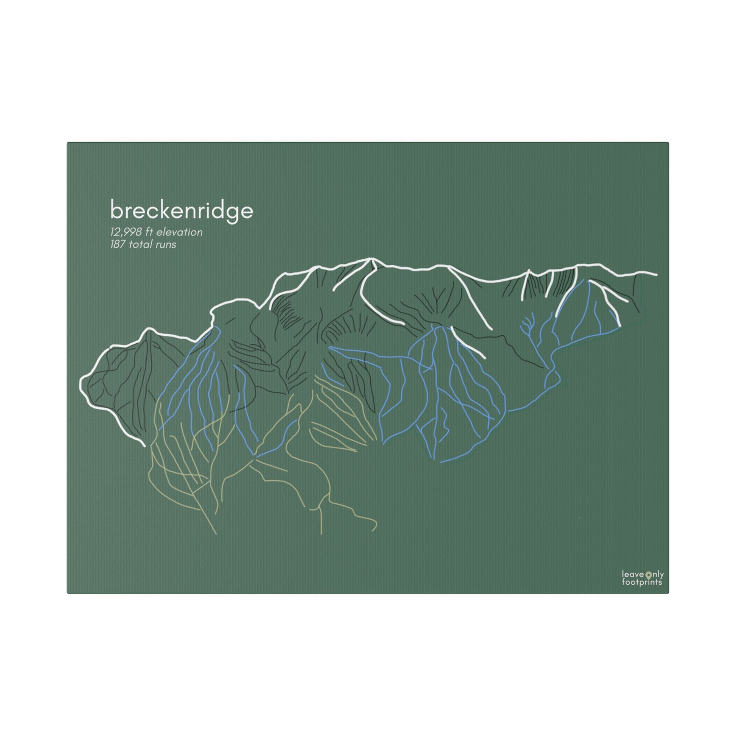 Breckenridge Matte Canvas, Stretched, 0.75"