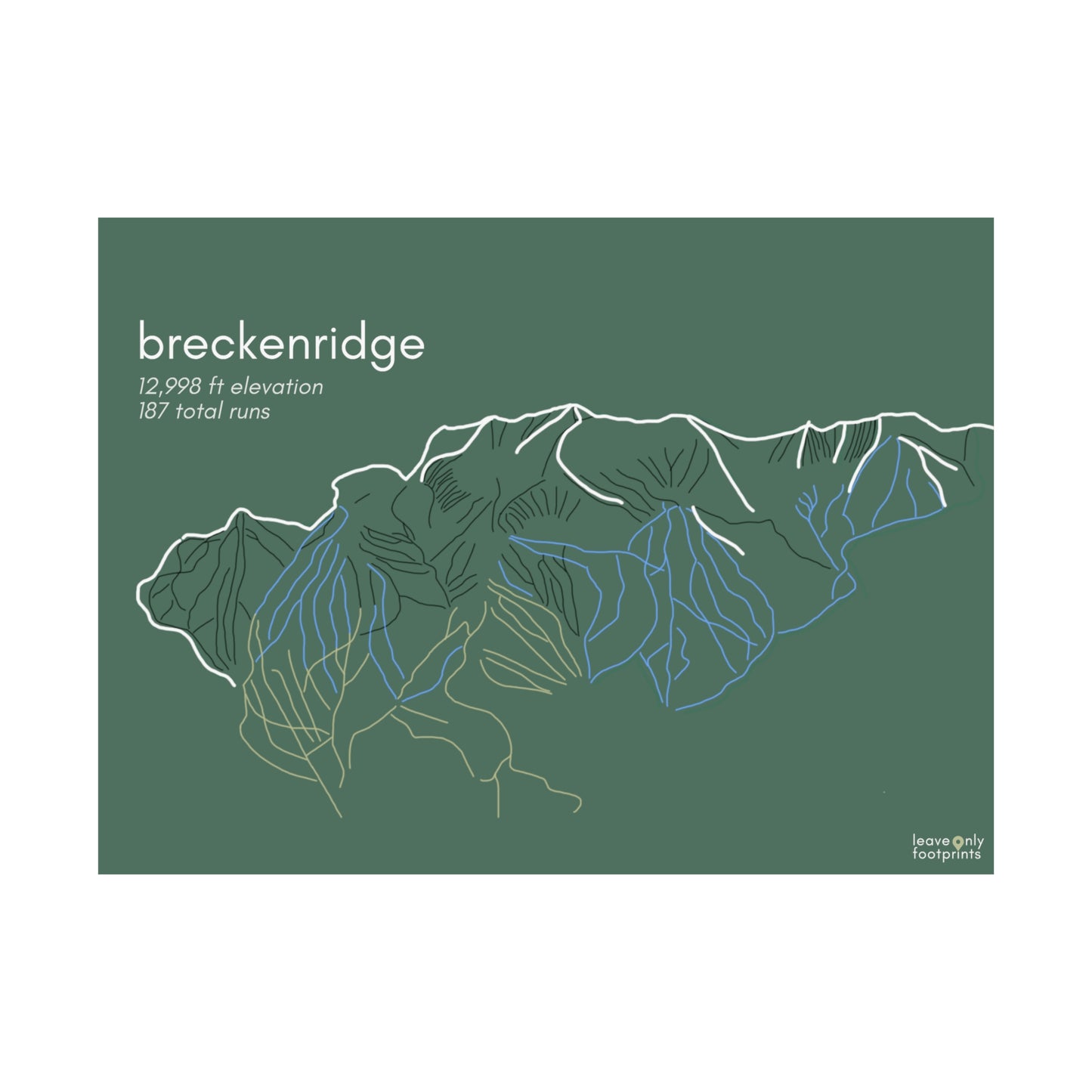 Breckenridge Matte Horizontal Print