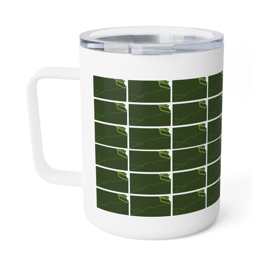 Kansas National Trails Patterned Insulated Coffee Mug, 10oz