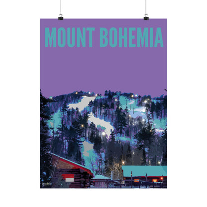 Mount Bohemia Matte Vertical Poster
