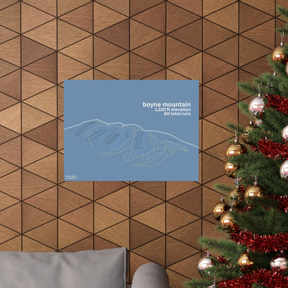 Boyne Mountain Matte Horizontal Print