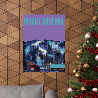 Mount Bohemia Matte Vertical Poster