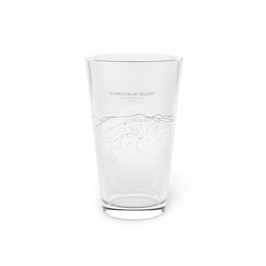 Killington Ski Resort Pint Glass, 16oz