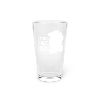 Scotts Bluff National Monument Pint Glass, 16oz