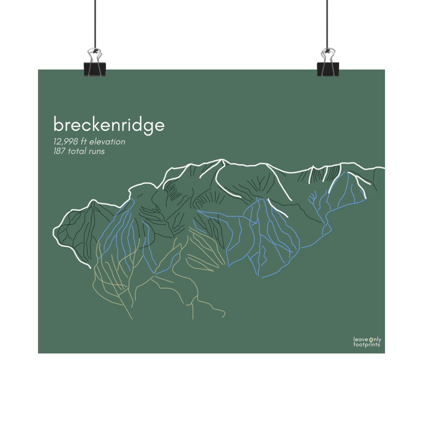 Breckenridge Matte Horizontal Print