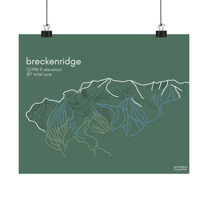 Breckenridge Matte Horizontal Print