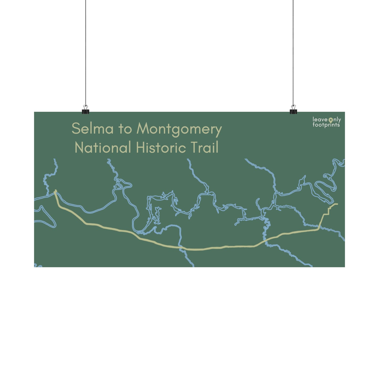 Selma to Montgomery National Historic Trail Matte Horizontal Print
