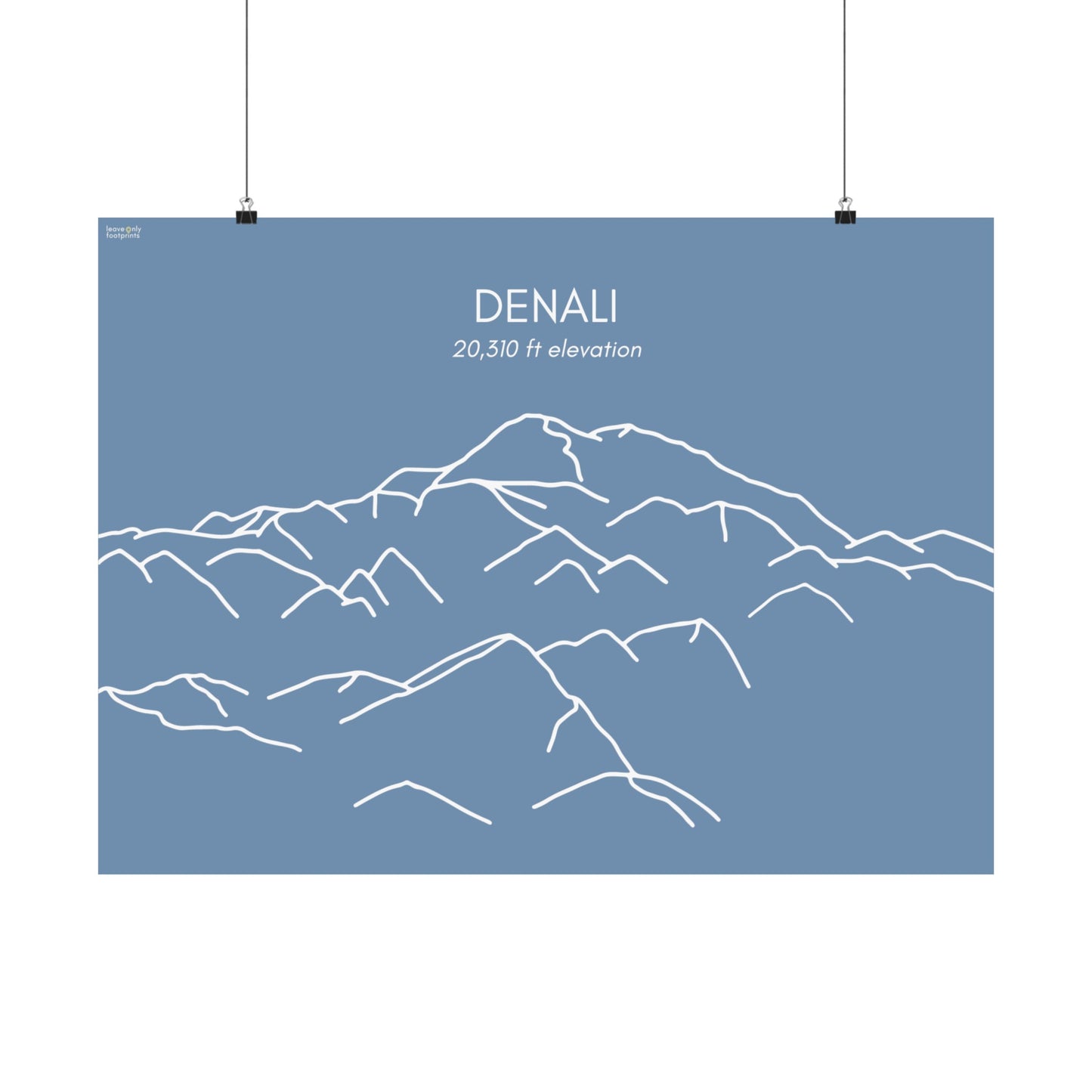 Denali Mountain Horizontal Print