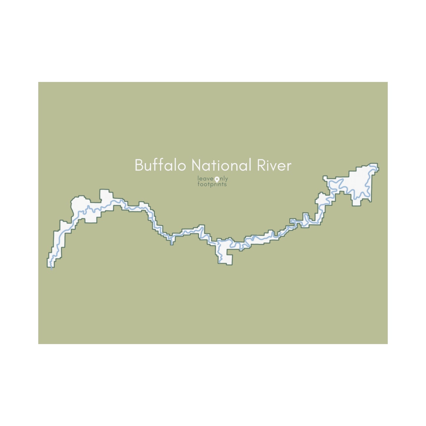 Buffalo National River Matte Horizontal Print