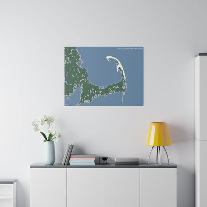 Cape Cod National Seashore Matte Canvas, Stretched, 0.75"