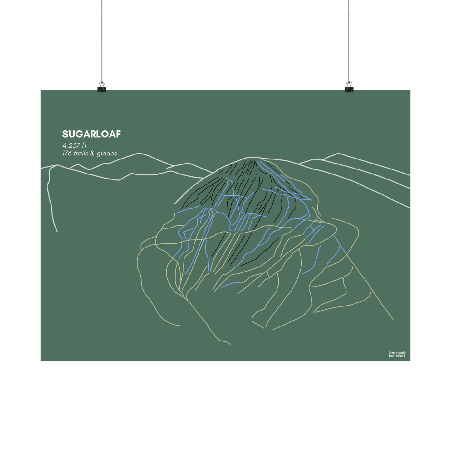 Sugarloaf Matte Horizontal Print