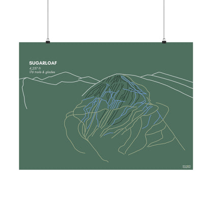Sugarloaf Matte Horizontal Print