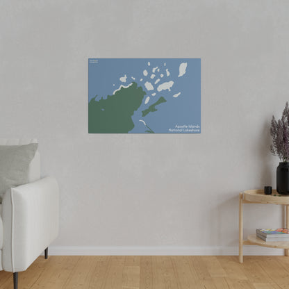 Apostle Islands National Lakeshore Matte Canvas, Stretched, 0.75"