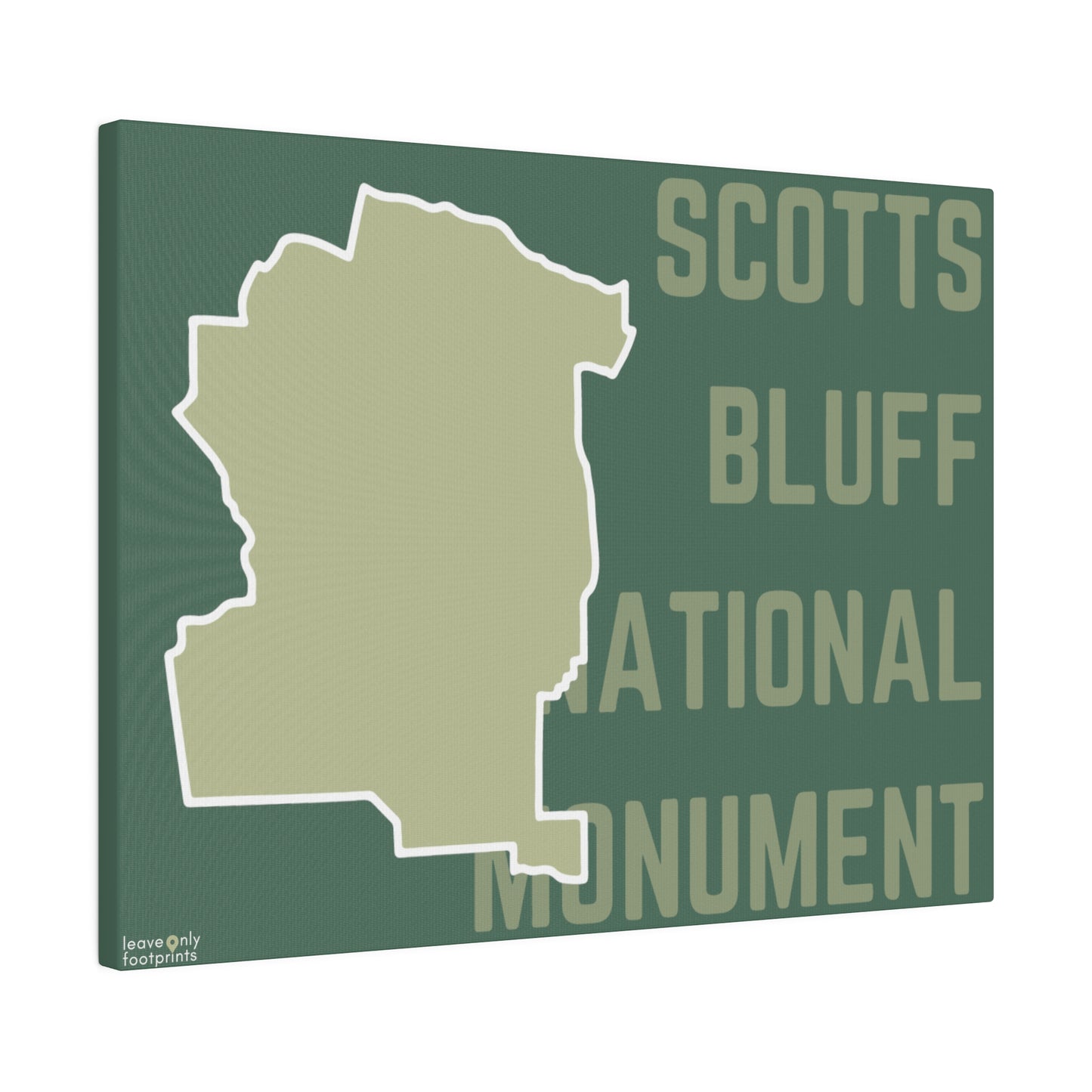 Scotts Bluff National Monument Matte Canvas, Stretched, 0.75"