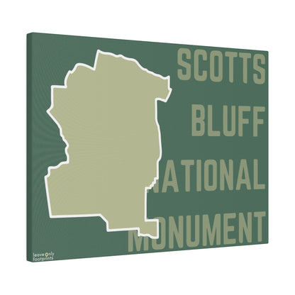Scotts Bluff National Monument Matte Canvas, Stretched, 0.75"