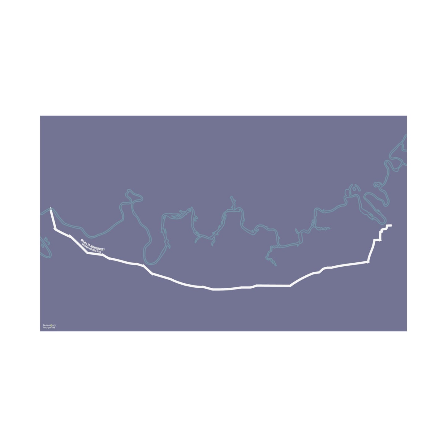 Selma to Montgomery National Historic Trail Matte Horizontal Print