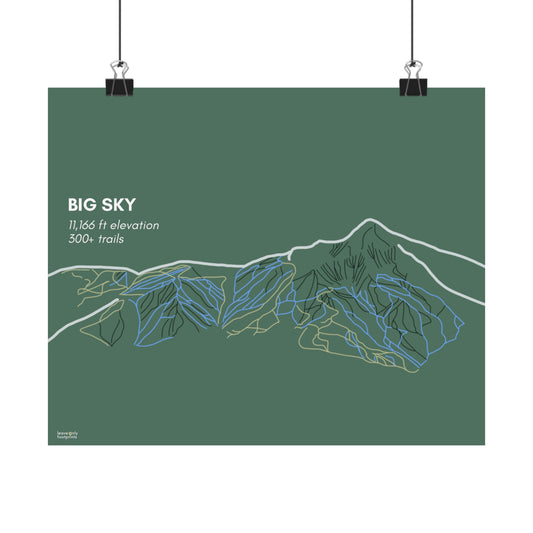 Big Sky Horizontal Print