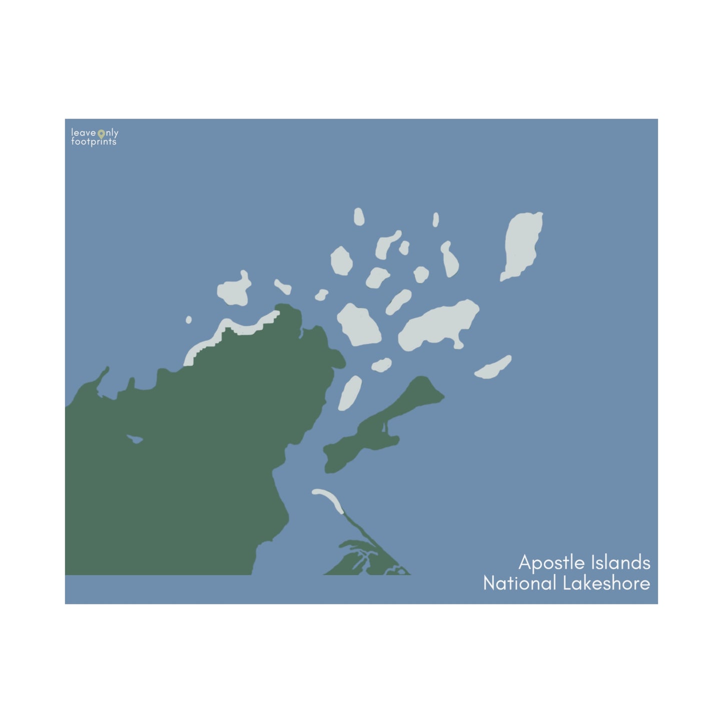 Apostle Islands National Lakeshore Matte Horizontal Print