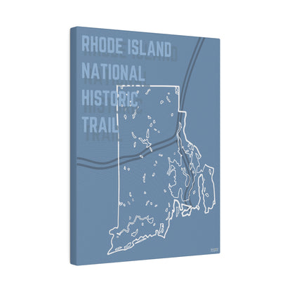 Rhode Island National Historic Trail Matte Canvas, Stretched, 0.75"