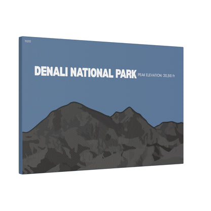 Denali National Park Matte Canvas, Stretched, 0.75"