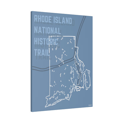Rhode Island National Historic Trail Matte Canvas, Stretched, 0.75"