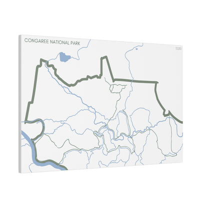 Congaree National Park Matte Canvas, Stretched, 0.75"