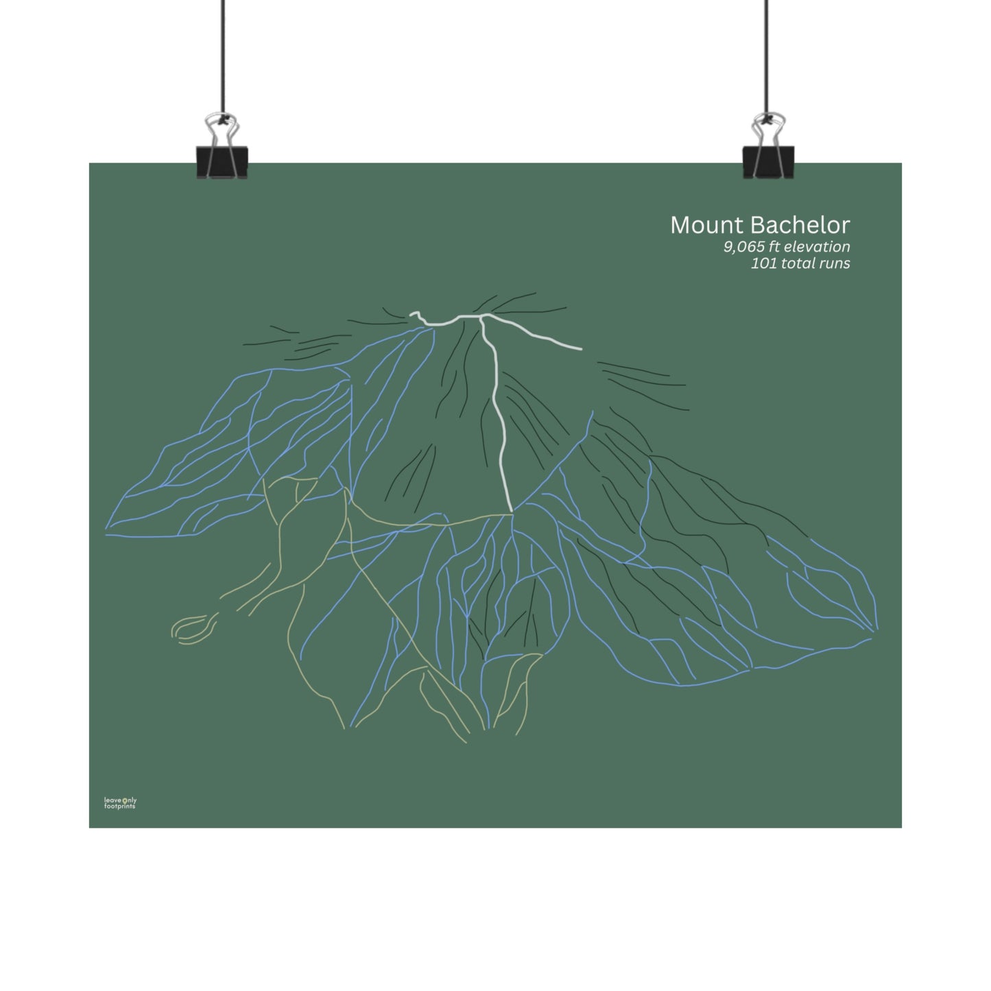 Mount Bachelor Horizontal Print