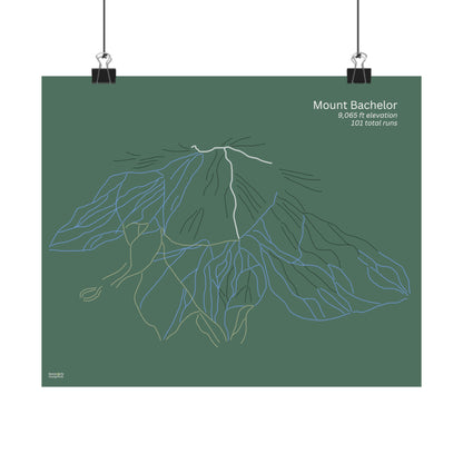 Mount Bachelor Horizontal Print
