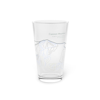 Cannon Mountain Pint Glass, 16oz