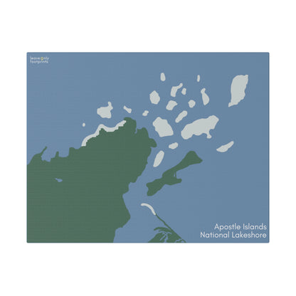 Apostle Islands National Lakeshore Matte Canvas, Stretched, 0.75"