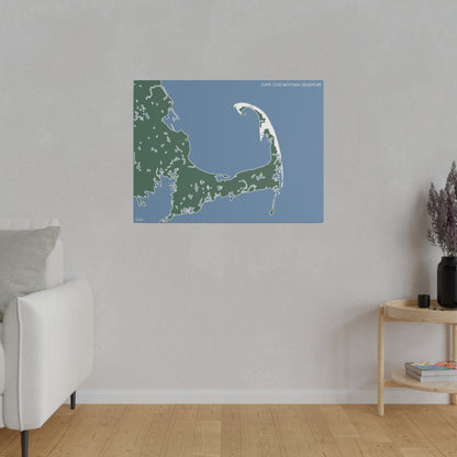 Cape Cod National Seashore Matte Canvas, Stretched, 0.75"