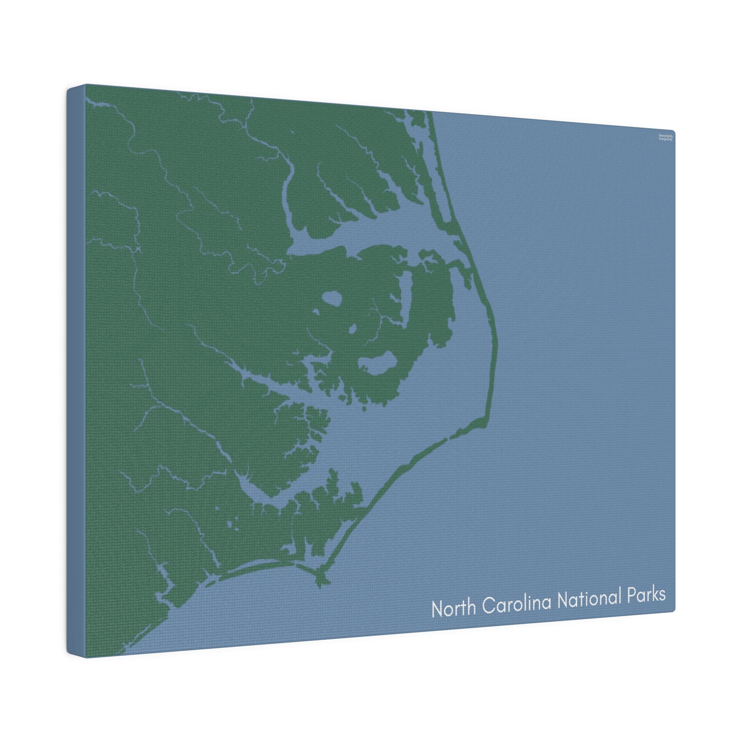 North Carolina National Parks Matte Canvas, Stretched, 0.75"