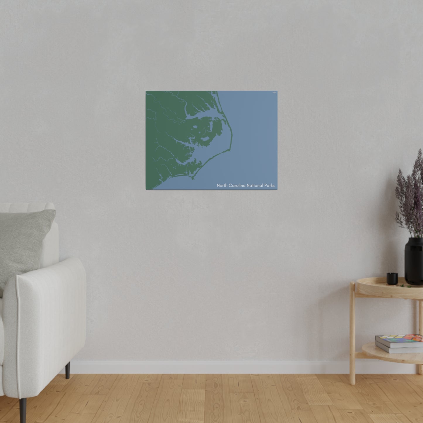 North Carolina National Parks Matte Canvas, Stretched, 0.75"
