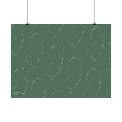 New Jersey National Trails Horizontal Print