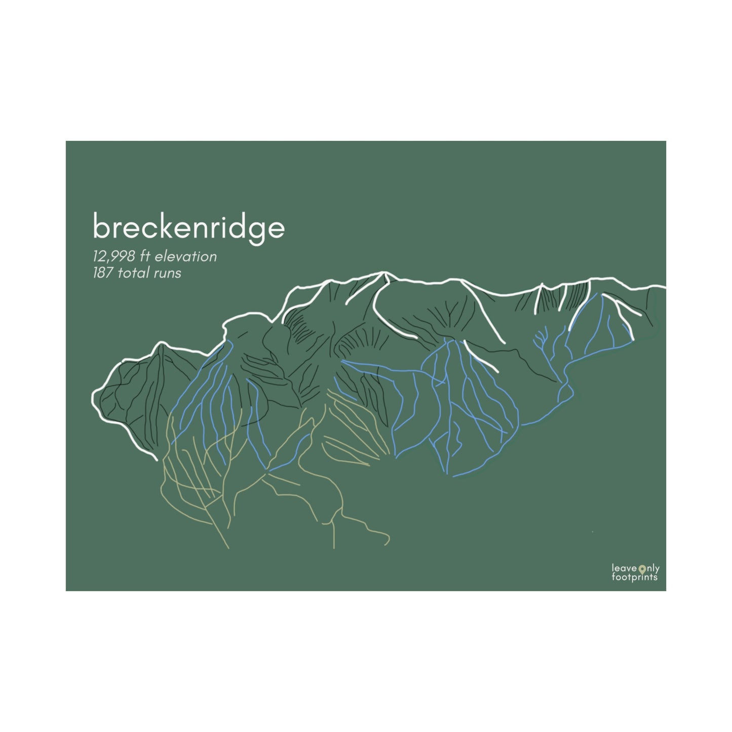 Breckenridge Matte Horizontal Print