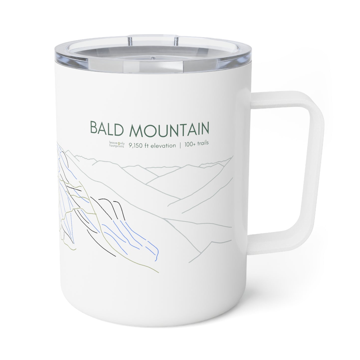 Bald Mountain Insulated Coffee Mug, 10oz