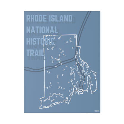 Rhode Island National Historic Trail Matte Canvas, Stretched, 0.75"