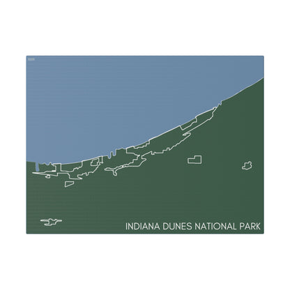 Indiana Dunes National Park Matte Canvas, Stretched, 0.75"