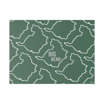 Big Bend National Park Matte Canvas, Stretched, 0.75"