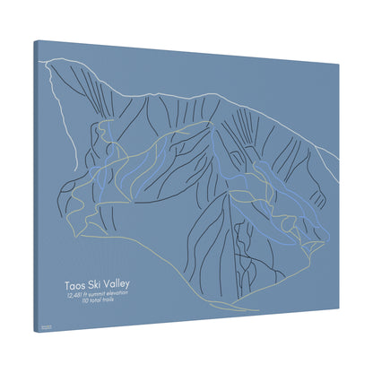 Taos Ski Valley Matte Canvas, Stretched, 0.75"