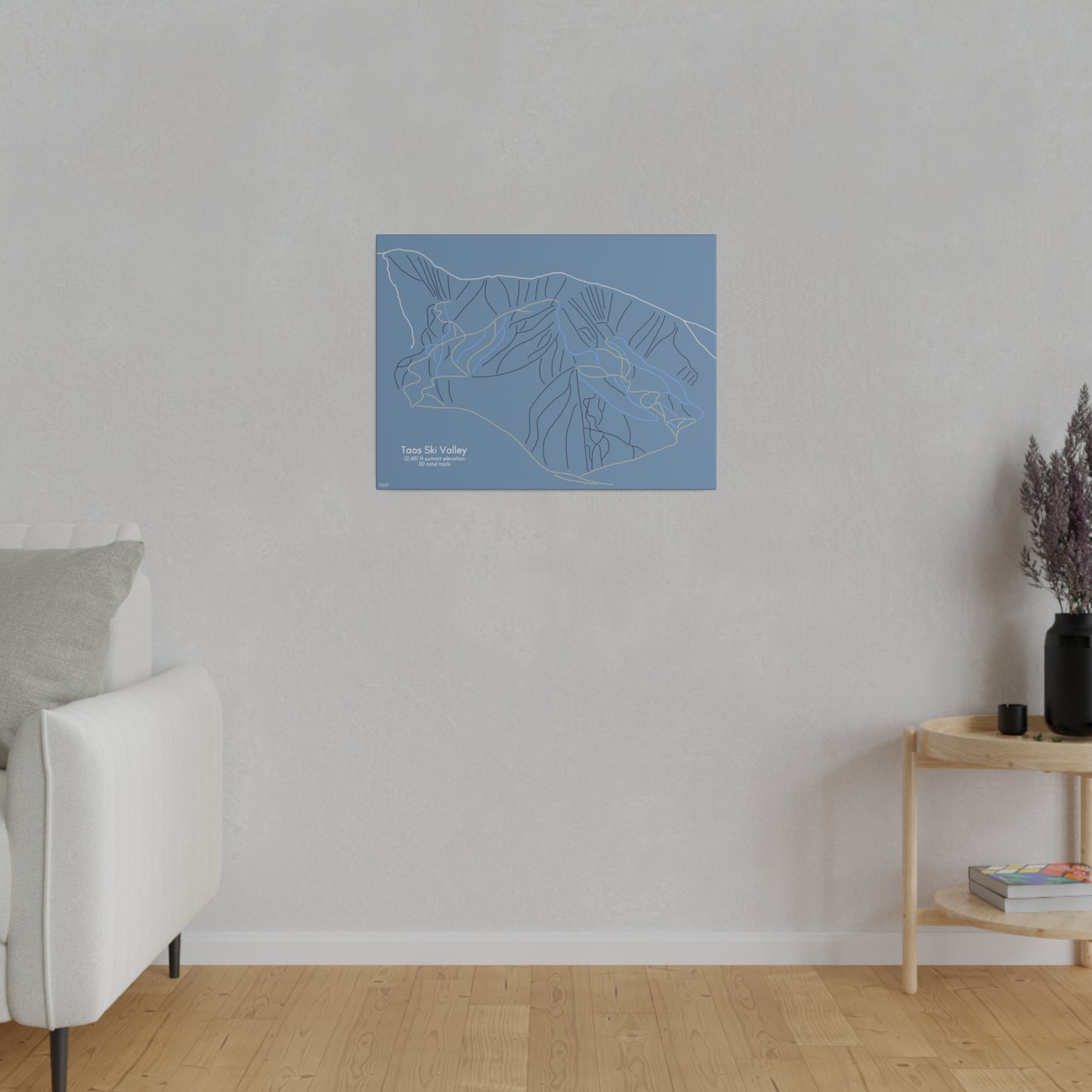 Taos Ski Valley Matte Canvas, Stretched, 0.75"