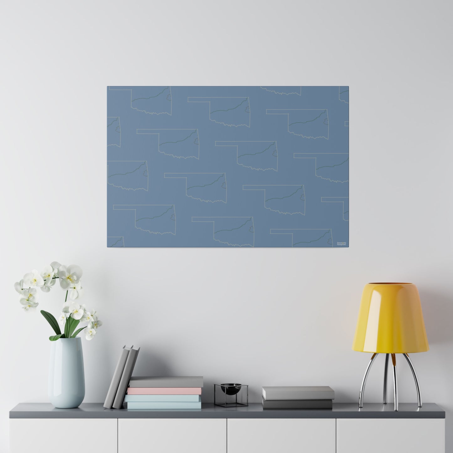 Oklahoma National Trails Matte Canvas, Stretched, 0.75"