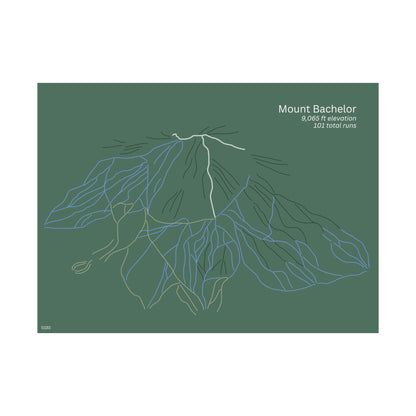 Mount Bachelor Horizontal Print