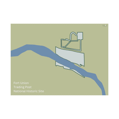 Fort Union Trading Post National Historic Site Horizontal Print