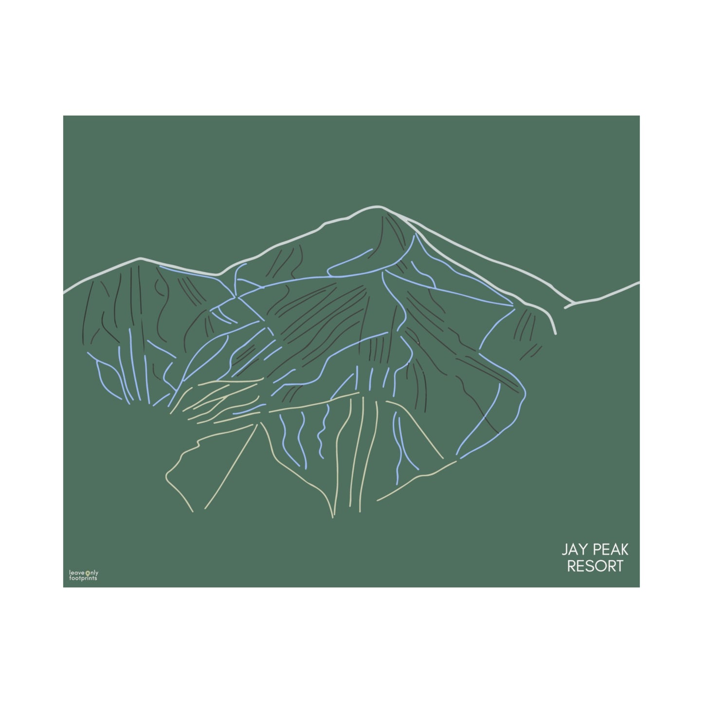 Jay Peak Resort Horizontal Print