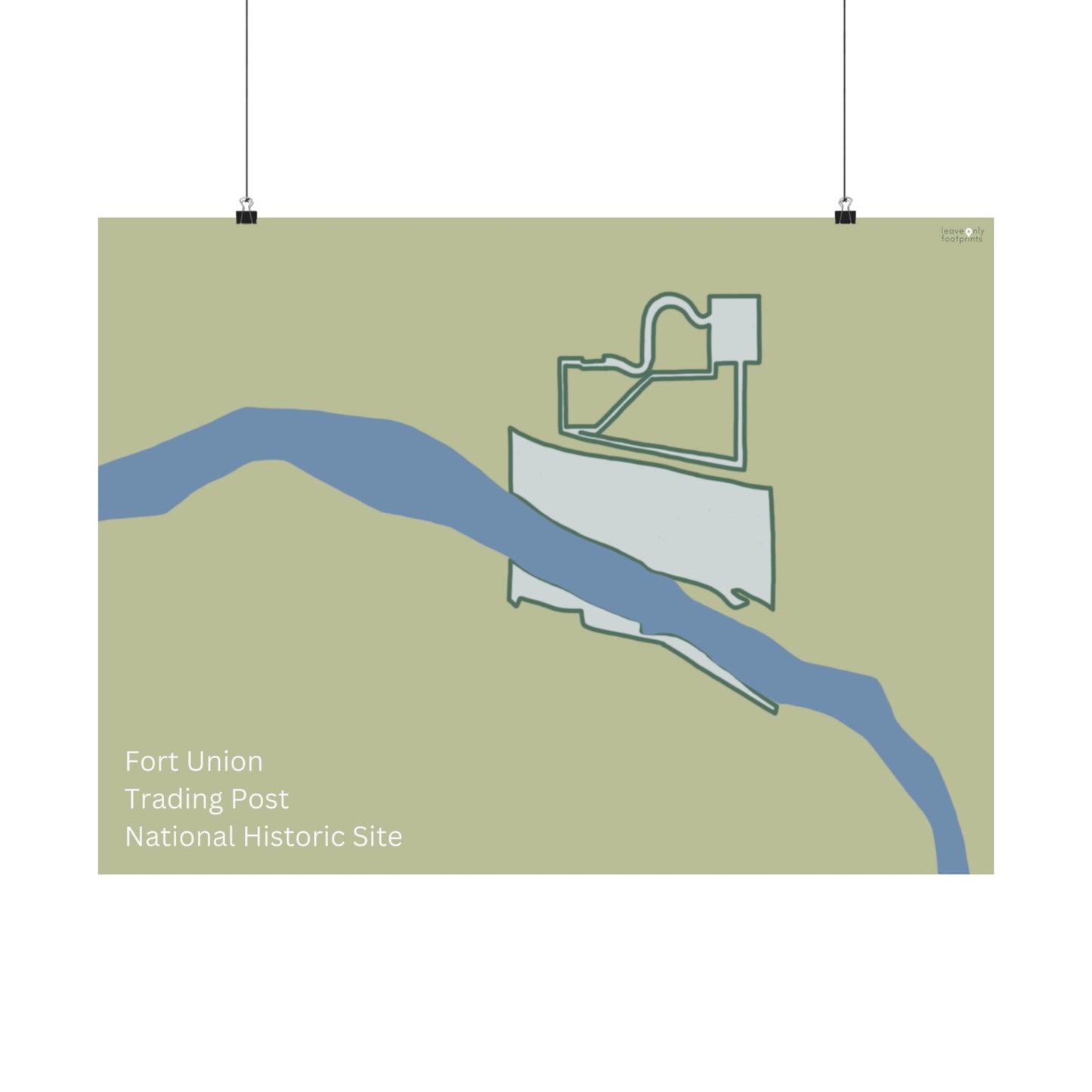 Fort Union Trading Post National Historic Site Horizontal Print